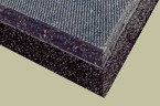 Close-up view showing layers