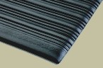 Close-up view showing texture and rounded corner
