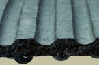 Close-up view showing thickness and texture